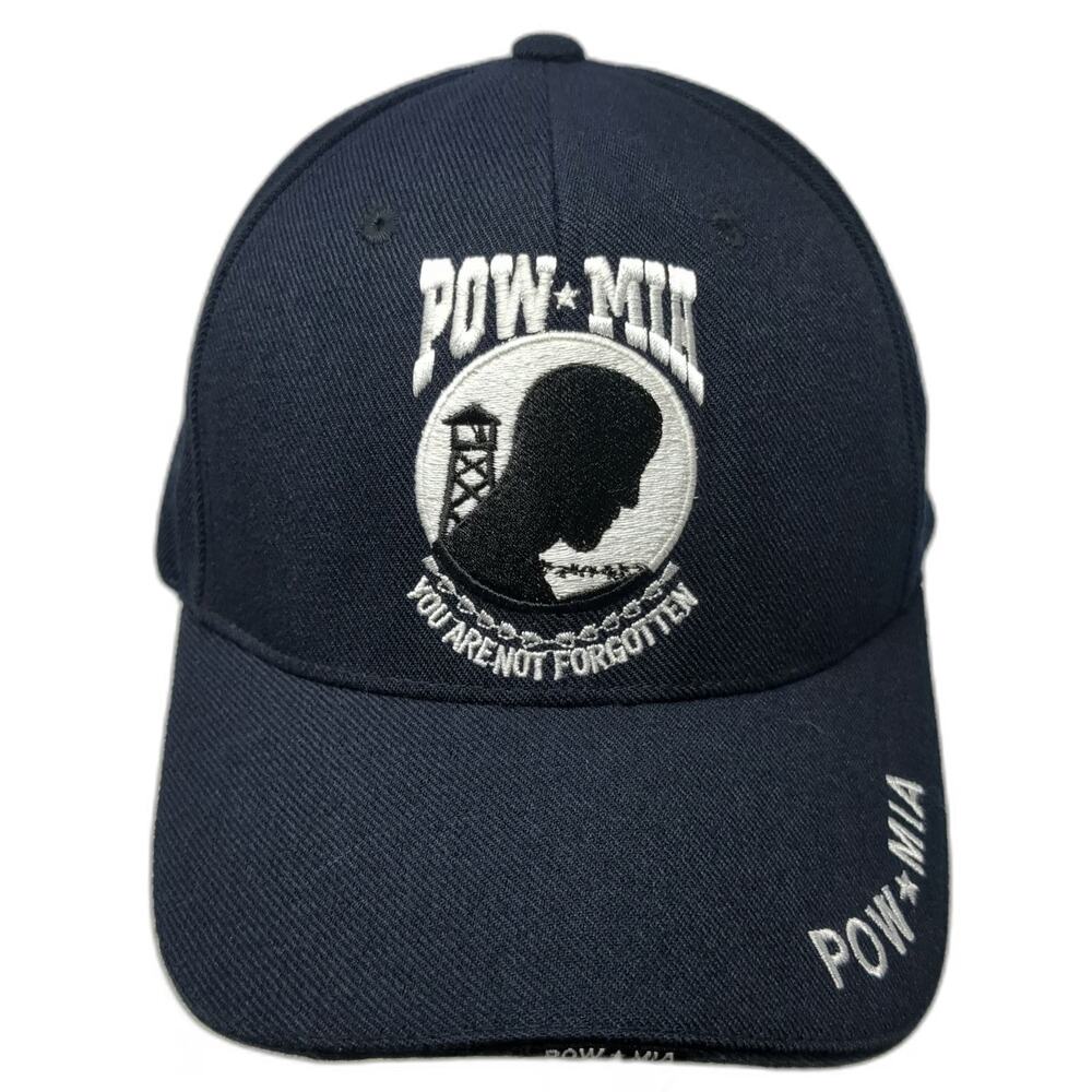 Rapid Dominance Baseball Cap Blue One Size POW MIA You Are Not Forgotten Hat